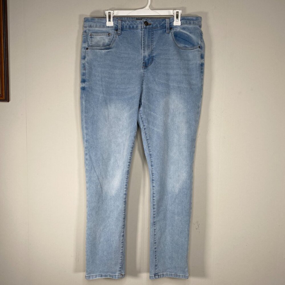 Truth Denim Jeans Men's 36 x 30 High Rise Blue Light Wash Casual Pants